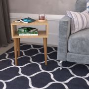 Zen Home Retro Yan Sehpa Meşe