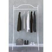 Zen Home Metal Portmanto Ayaklı Elbise Askısı - Beyaz RMTY0000252