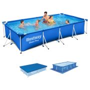 Bestway Dikdörtgen Prefabrik Havuz Set BW451 (400cm x 201cm)
