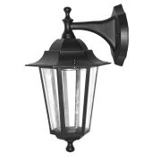 Zen Lite Dış Mekan Aplik Aşağı Bakan Alüminyum Siyah-3321B