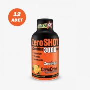 ZeroShot 3000 mg L-Carnitine 12 Adet Portakal Aromalı Portakal