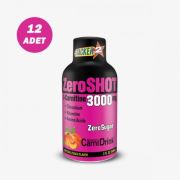 Zeroshot 3000 Mg L-Carnitine 12 Adet Şeftali Aromalı Şeftali