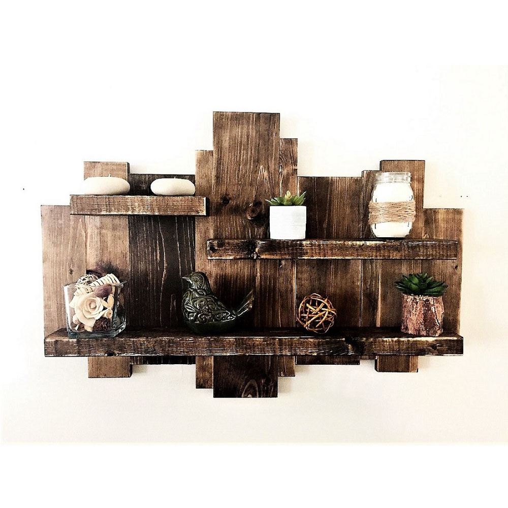 222 Concept Masif Ağaç Ceviz Rengi 80x60 cm Duvar Rafı CPT101580 Tekzen 222 Concept Masif Ağaç Ceviz Rengi 80x60 cm Duvar Rafı CPT101580 Tekzen