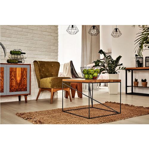 222 Concept Masif Ağaç Meşe Rengi 60x60 cm Orta Sehpa