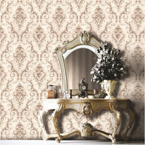 Armada Decowall Krem Damask Duvar Kağıdı 16,5 m² Tekzen Armada Decowall Krem Damask Duvar Kağıdı 16,5 m² Tekzen