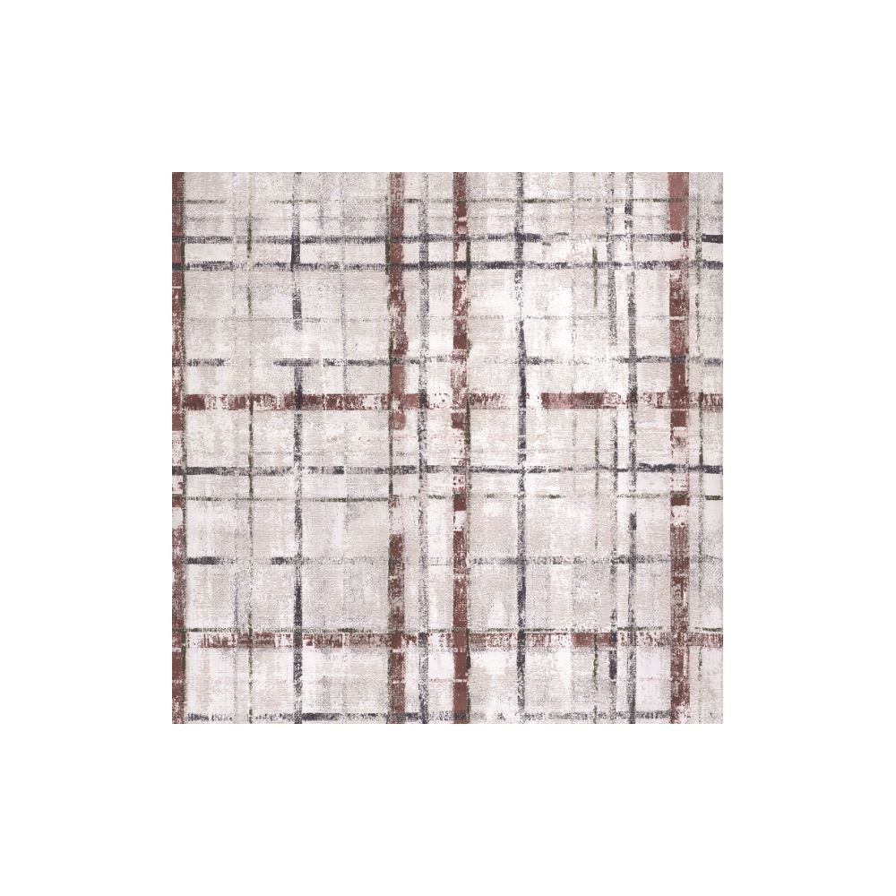 Armada Decowall Kırmızı Ekose Desen Duvar Kağıdı 16 m² Tekzen