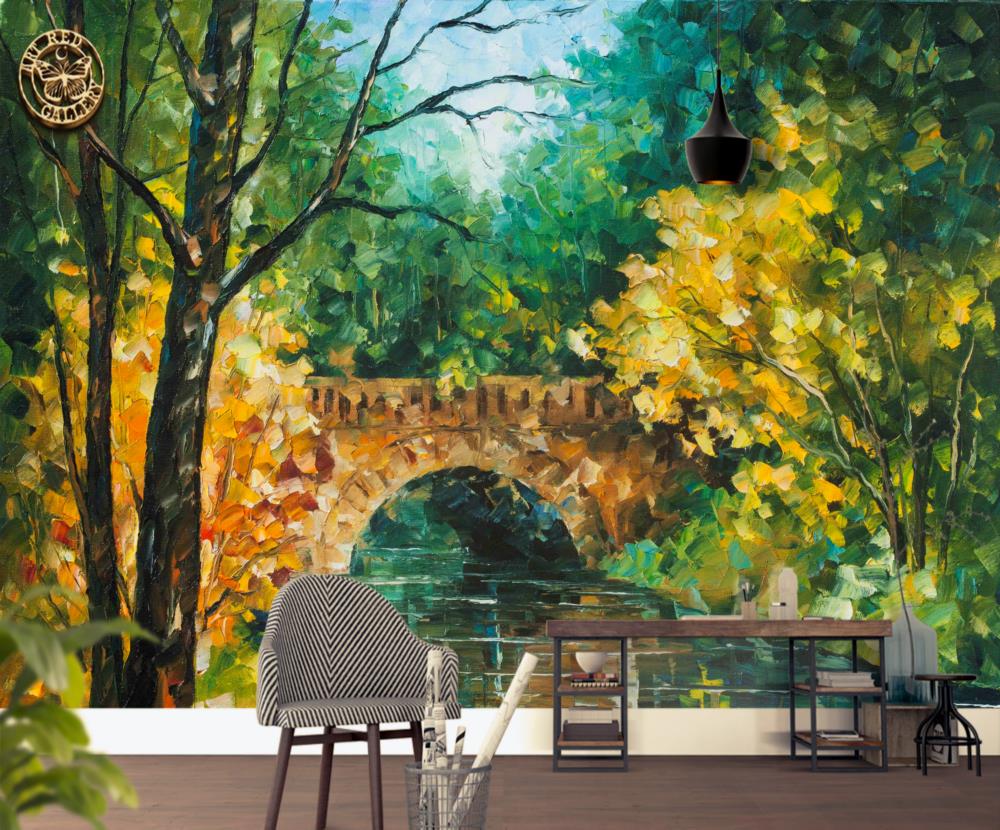 ArtWall Yapışkanlı Ünlü Ressamlar Resimli Duvar Kağıdı 160x100 cm Tekzen