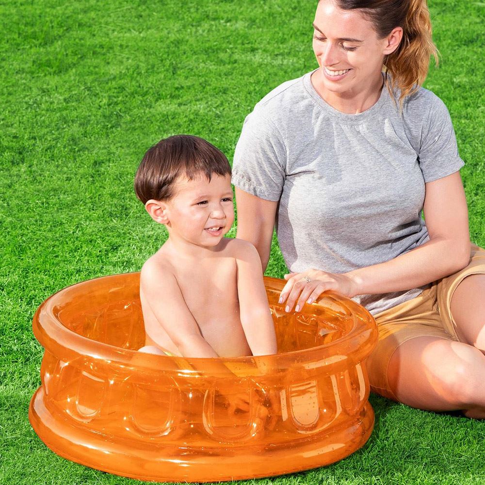 Bestway 51112 Şişme Çocuk Havuzu Turuncu 64x25 cm Tekzen