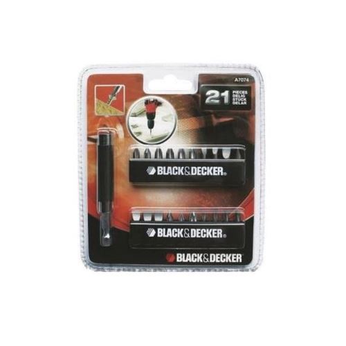 Black&Decker Aksesuar Seti 21 Parça - A7074