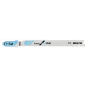 Bosch T 118 A Ekonomik Seri Metal İçin Dekupaj Testeresi Bıçağı 5'li Paket - 2608631013