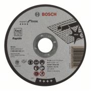 Bosch 125 x 1.0 mm Expert Serisi Düz İnox (Paslanmaz Çelik) Kesme Diski (Taş) Rapido - 2608600549