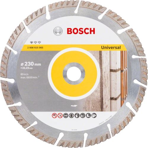 Bosch Standart Seri Genel Yapı Malzemeleri İçin Elmas Kesme Diski 230 mm-2608602195