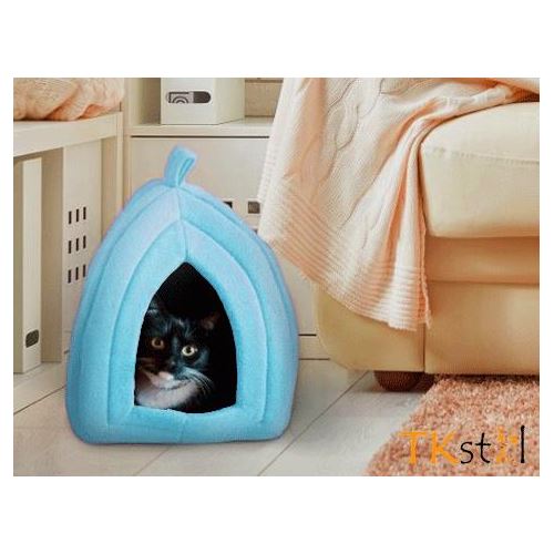 Pet Hut Polar Kedi Ve Kopek Yatagi Mavi Tekzen
