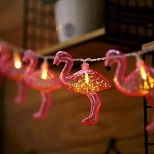 10,#39;lu Led Flamingo Işık Zinciri 1,5 Metre | Tekzen