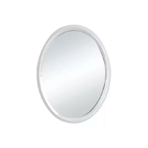 Çelik 171 Küçük Oval Tek Ayna Beyaz