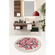 Chilai Home Magic Roses 100x100 cm Banyo Halısı