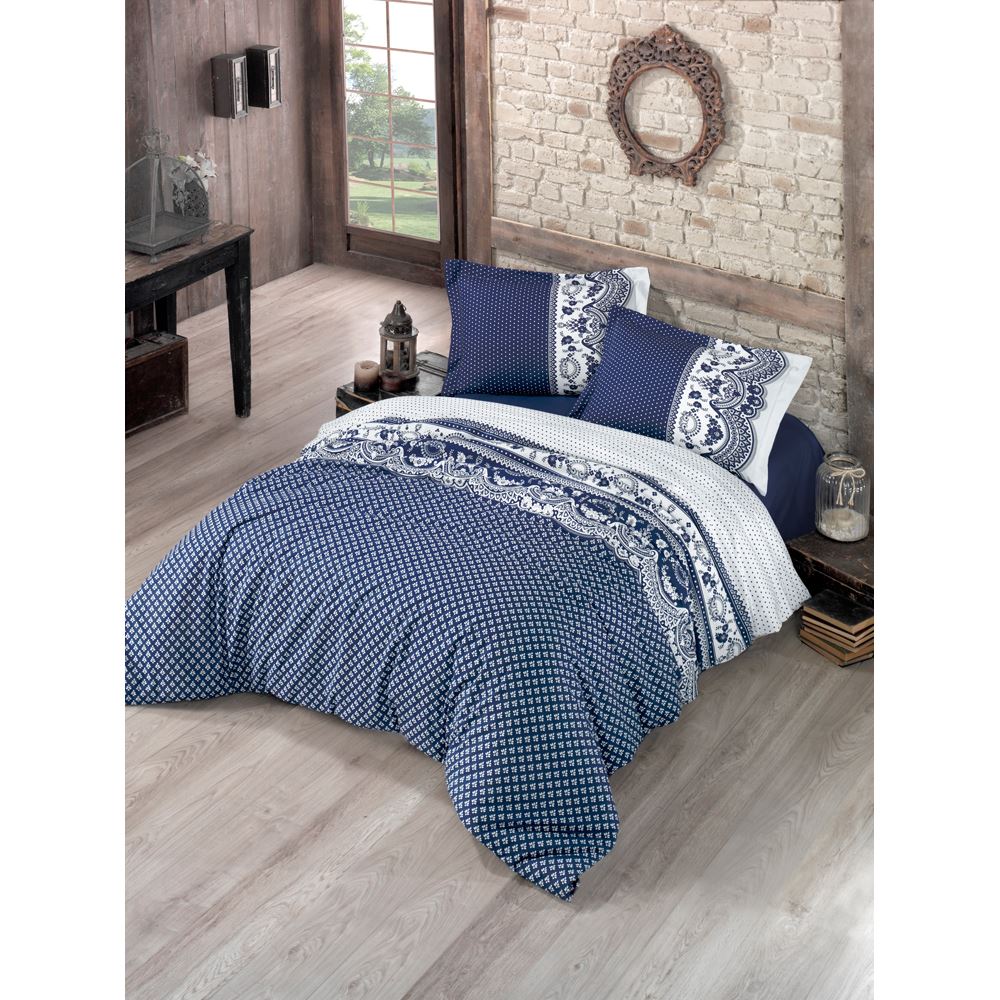 Clasy Ranforce Nevresim Takımı Çift Kişilik Canzone V1 Tekzen