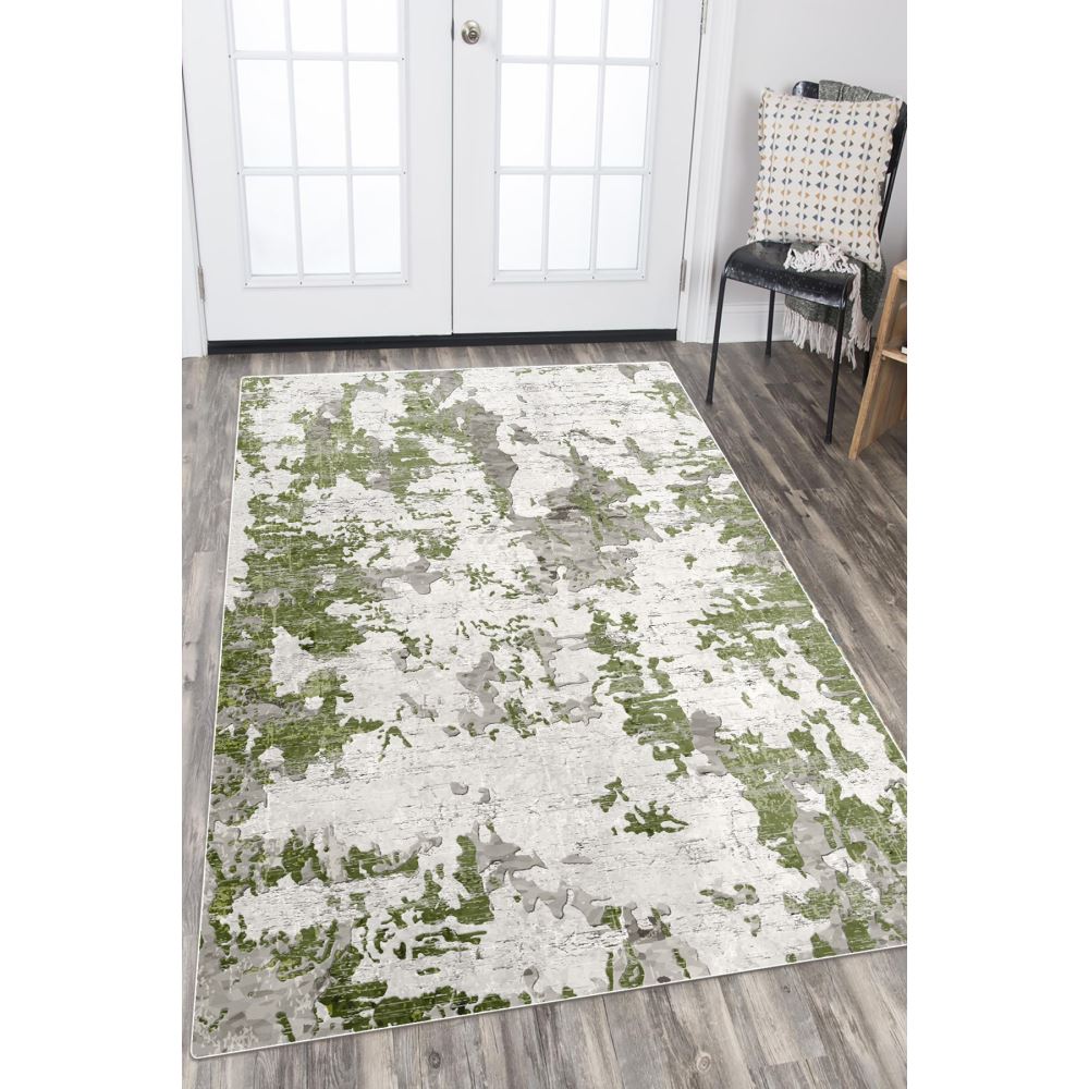 Colizon Dekoratif Yikanabilir Kaymaz Tabanli Hali Tykd 7003yesil 80x120 Cm Tekzen