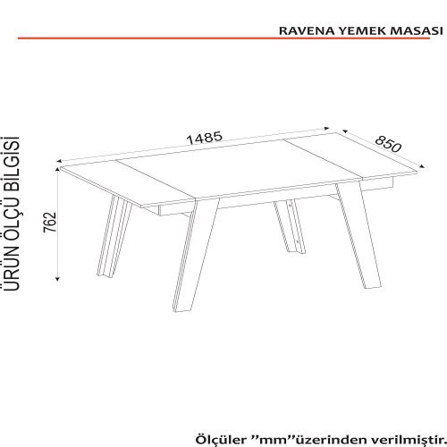 dekorister exclusive ravenna yemek masasi beyaz mermer tekzen