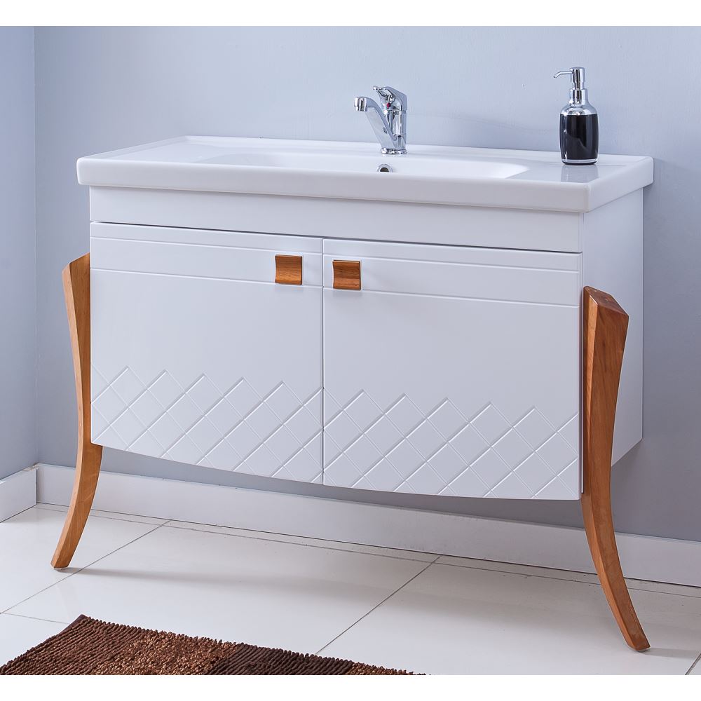 Denko Hera 120 Cm Ayaklı Lavabo Alt Dolabı | Tekzen