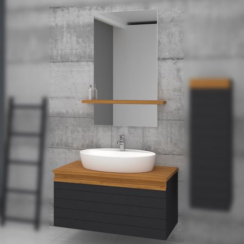 Denko Venus 95 Cm Banyo Dolabi Tekzen