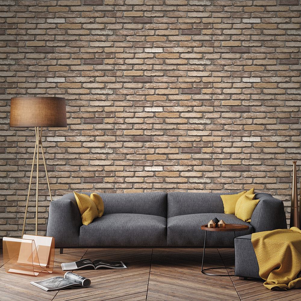 Duka Duvar Kağıdı Inception Brick DK.711485 Tekzen