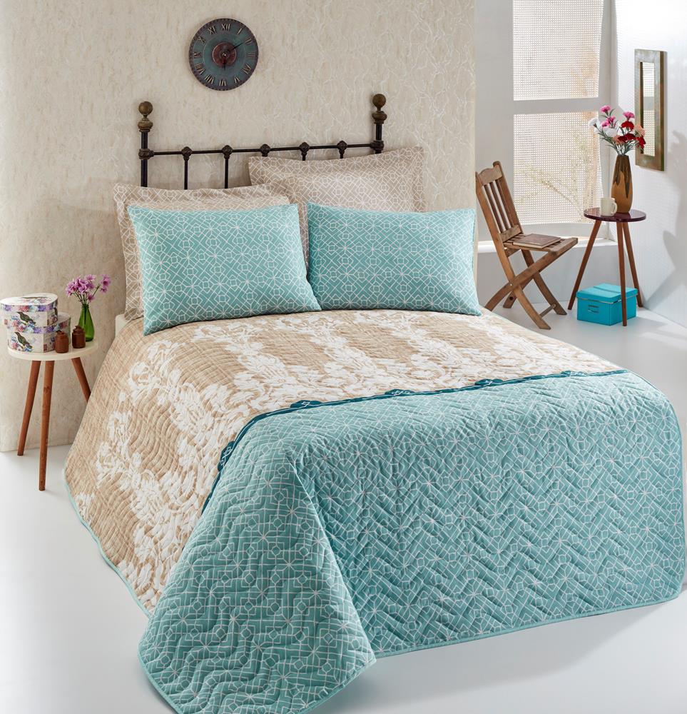 Eponj Home Kapitone Yatak Örtüsü Seti Tek Kişilik Chaway A