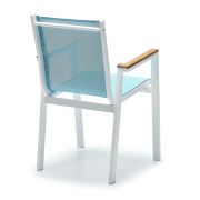 Erinöz Ottowa Alüminyum Sandalye Beyaz Renk