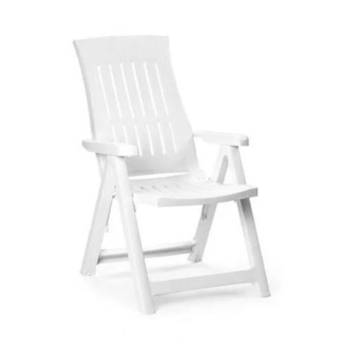 Katlanabilir Yuma Plastik Sandalye Beyaz