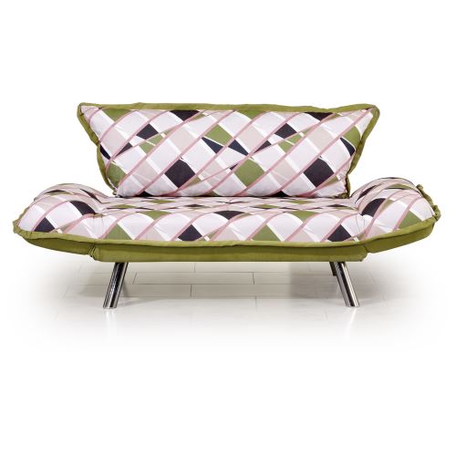 Futon İstanbul İkili Kanepe () Pembe Tekzen