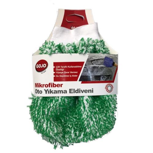 Gojo Mikrofiber Oto Yikama Eldiveni Tekzen