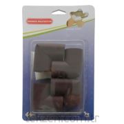 Home Puzzle Köşe Koruyucu Soft 4'lü Kahverengi - CP05B