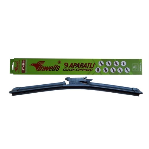 9 Aparatlı Silecek Universal 450 mm INW018034 Tekzen