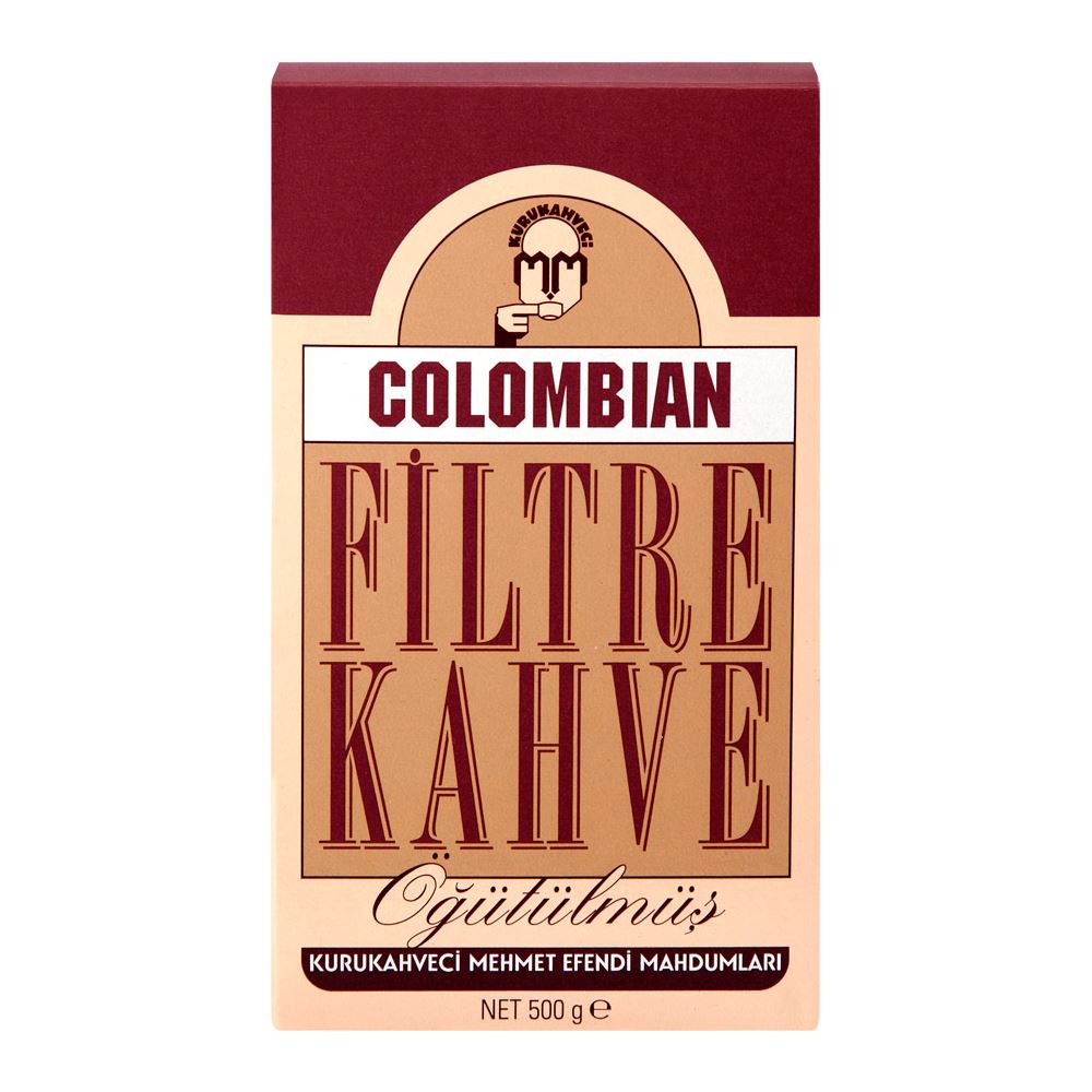 Kurukahveci Mehmet Efendi Filtre Kahve Colombian (Öğütülmüş) 500 gr