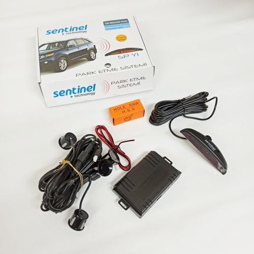 Park Sensoru Ekranli Sesli Siyah Lensli Sentinel Tekzen Park Sensoru Ekranli Sesli Siyah Lensli Sentinel Tekzen