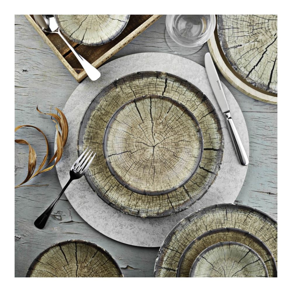 Kutahya Porselen Nano Krem 24 Parca Yemek Seti 894010 Tekzen