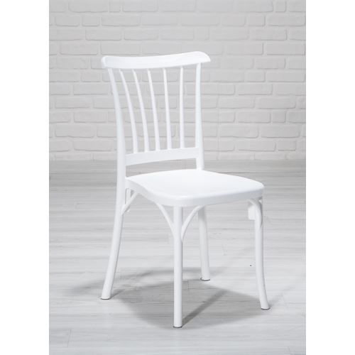 Mobetto Violet Sandalye Beyaz Tekzen