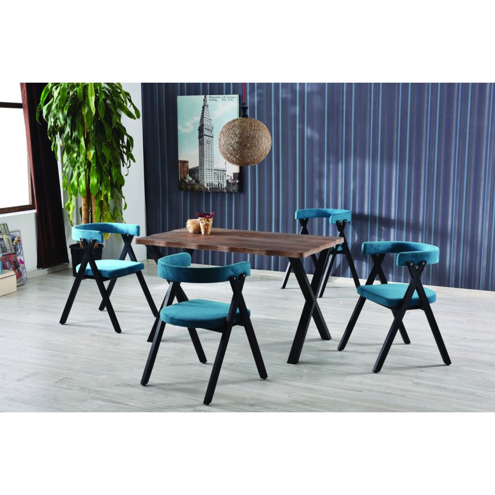 Modilayn Tılsım Masa Sandalye Takım Tekzen