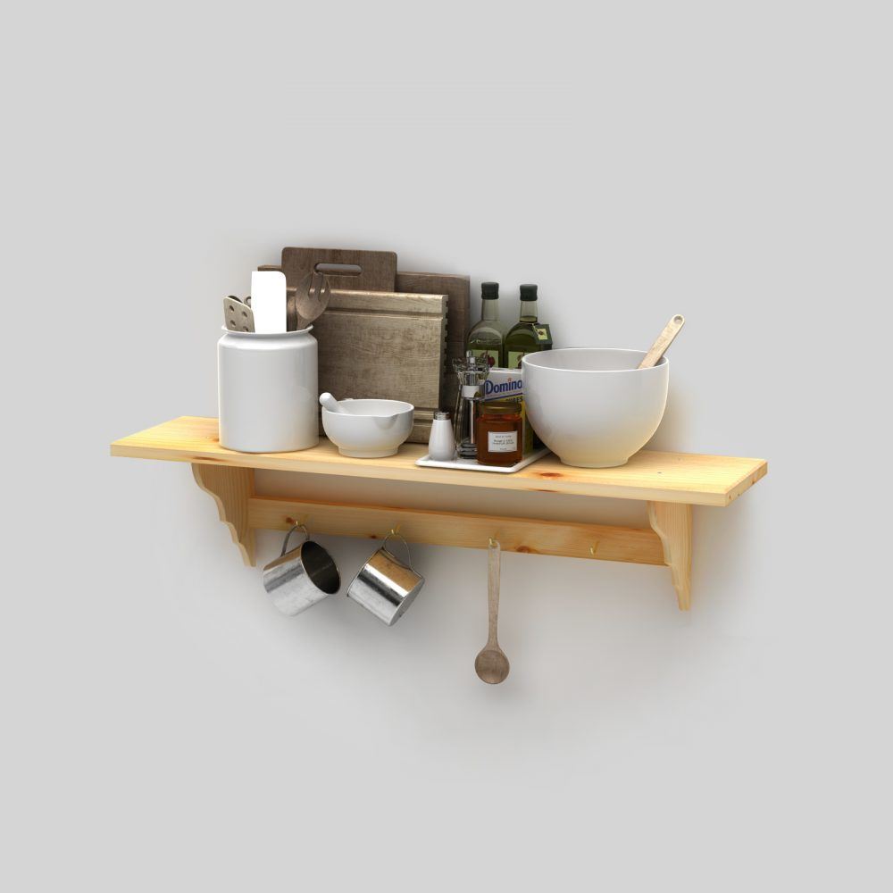 Onlywood Rustic Duvar Rafı Natural Tekzen Onlywood Rustic Duvar Rafı Natural Tekzen