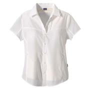 Patagonia W'S S/S Island Hopper Shirt Beyaz L