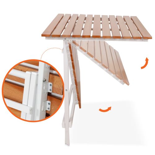 Prado Adaliss Bahçe Balkon Masa Sandalye Takımı Ahşap