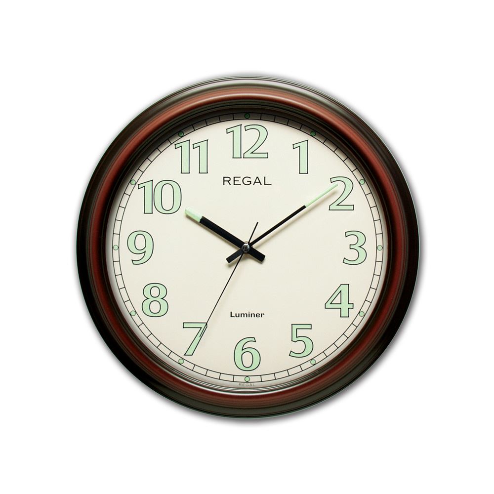 Regal 9107 AI Ahşap Renk Fosforlu Duvar Saati Tekzen Regal 9107 AI Ahşap Renk Fosforlu Duvar Saati Tekzen