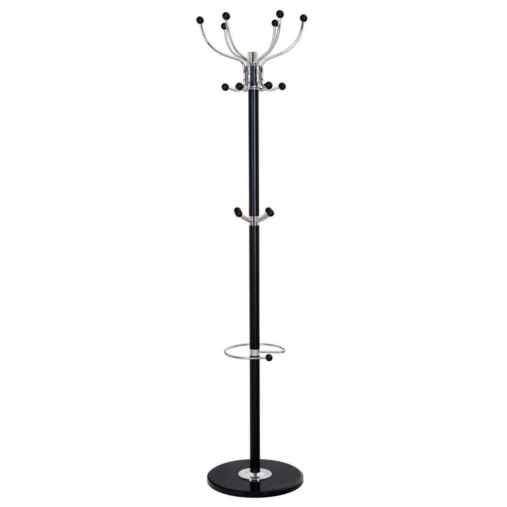 Rem Ayaklı Metal Askı MM1085 Granit Siyah 184*50 cm Tekzen