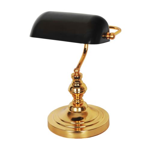 Roy Aydinlatma Banker Masa Lambasi Siyah Tekzen