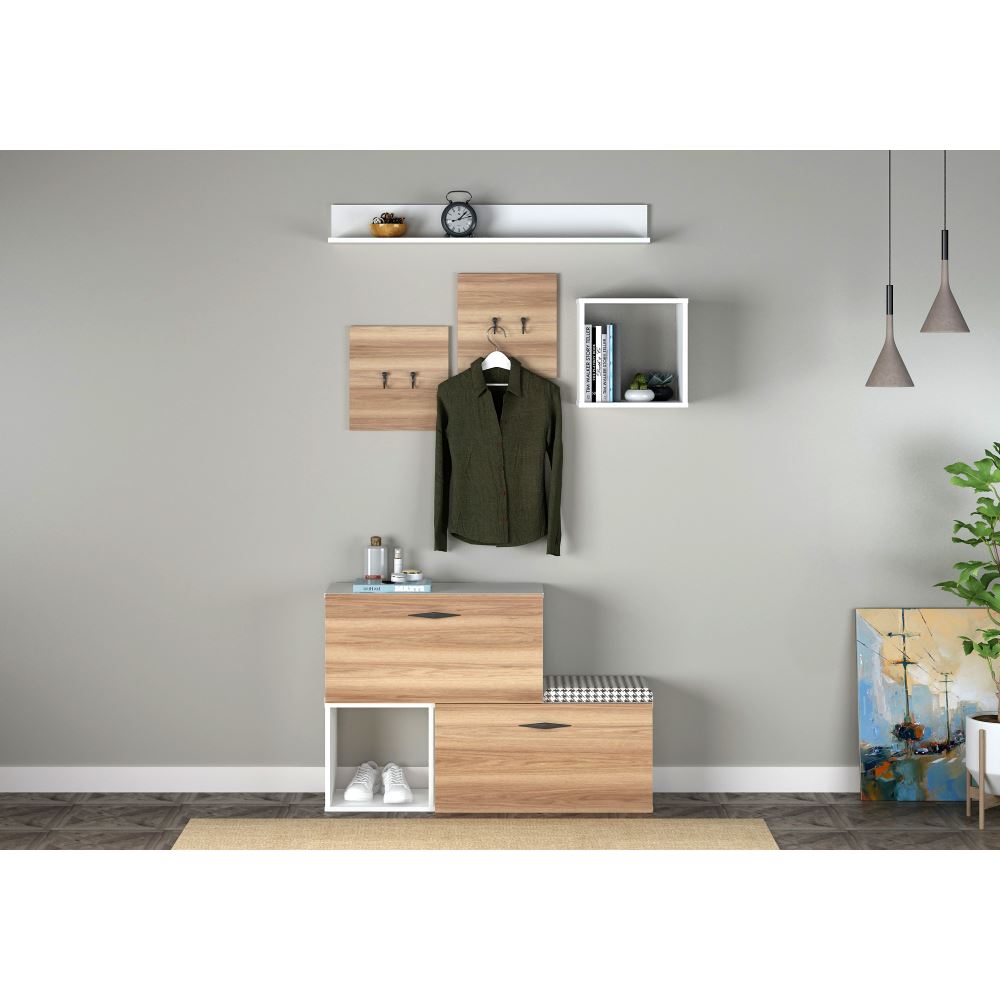 Sanal Mobilya Hallway PortmantoAntreAskılık Hazar Ceviz Sanal Mobilya Hallway PortmantoAntreAskılık Hazar Ceviz