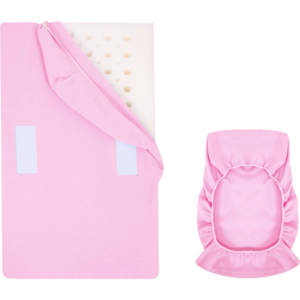 Sevi Bebe Reflü Yatak Kılıfı Pembe Tekzen