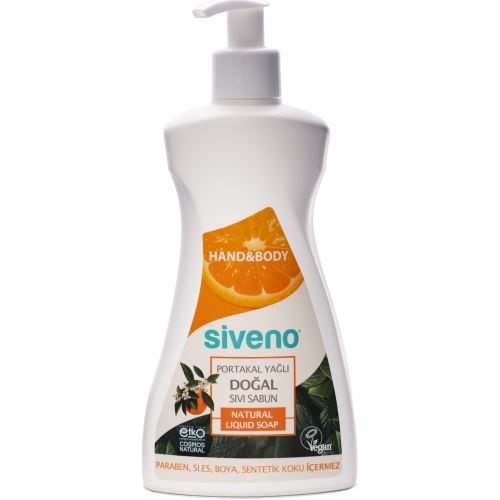 Siveno Portakal Yağlı Doğal Sıvı Sabun 300 ml