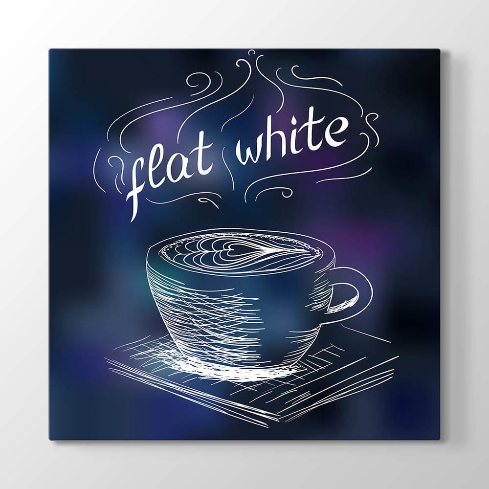 Flat White Kahve 30x30cm Tekzen