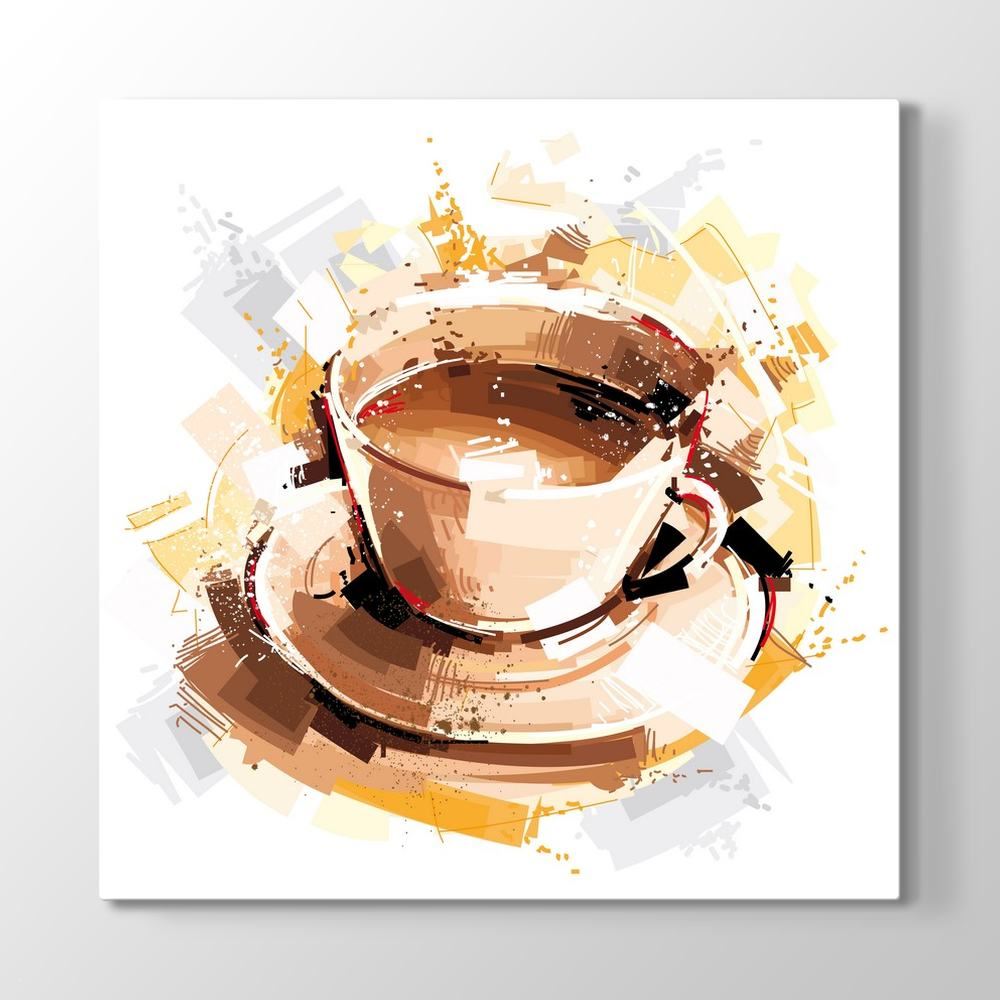 Kahve Fincanı Çizim Tablosu 30x30cm Tekzen