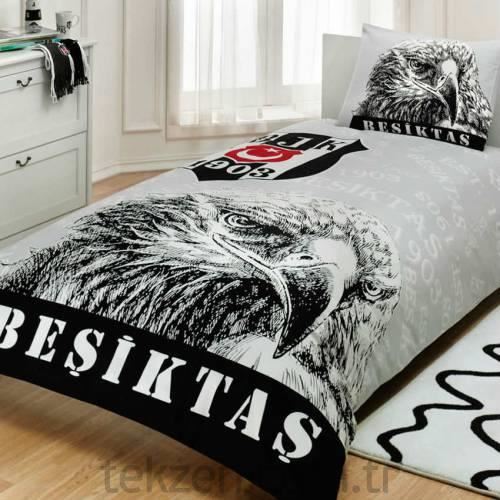 Taç Lisanslı Beşiktaş Kartal Logo Nevresim Takımı